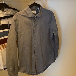 Navy Calvin Klein button up